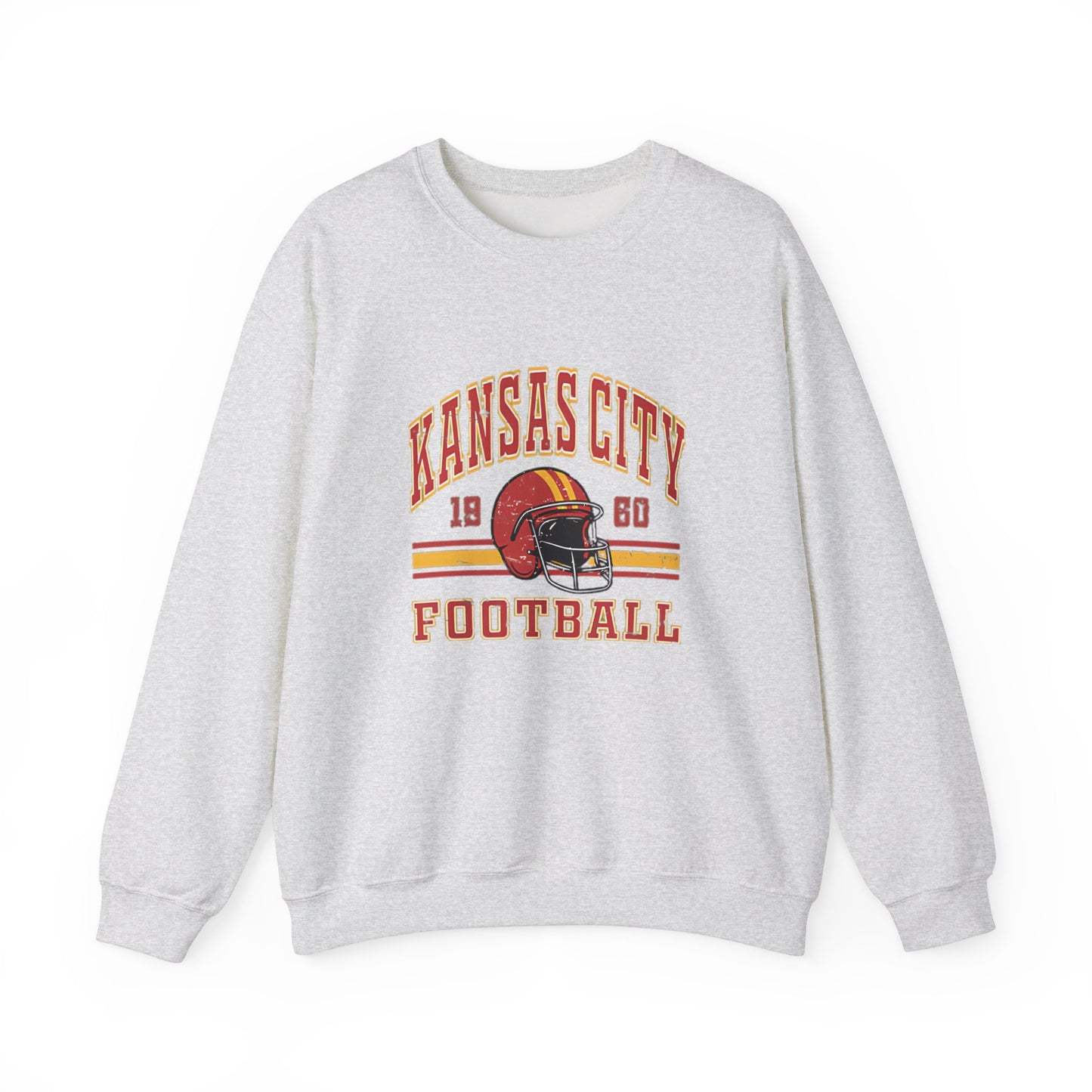 Vintage Style Kansas City Football Sweatshirt and Hoodie, Kansas City Football Sweatshirt, Unisex  Kansas City SWEATSHIRT