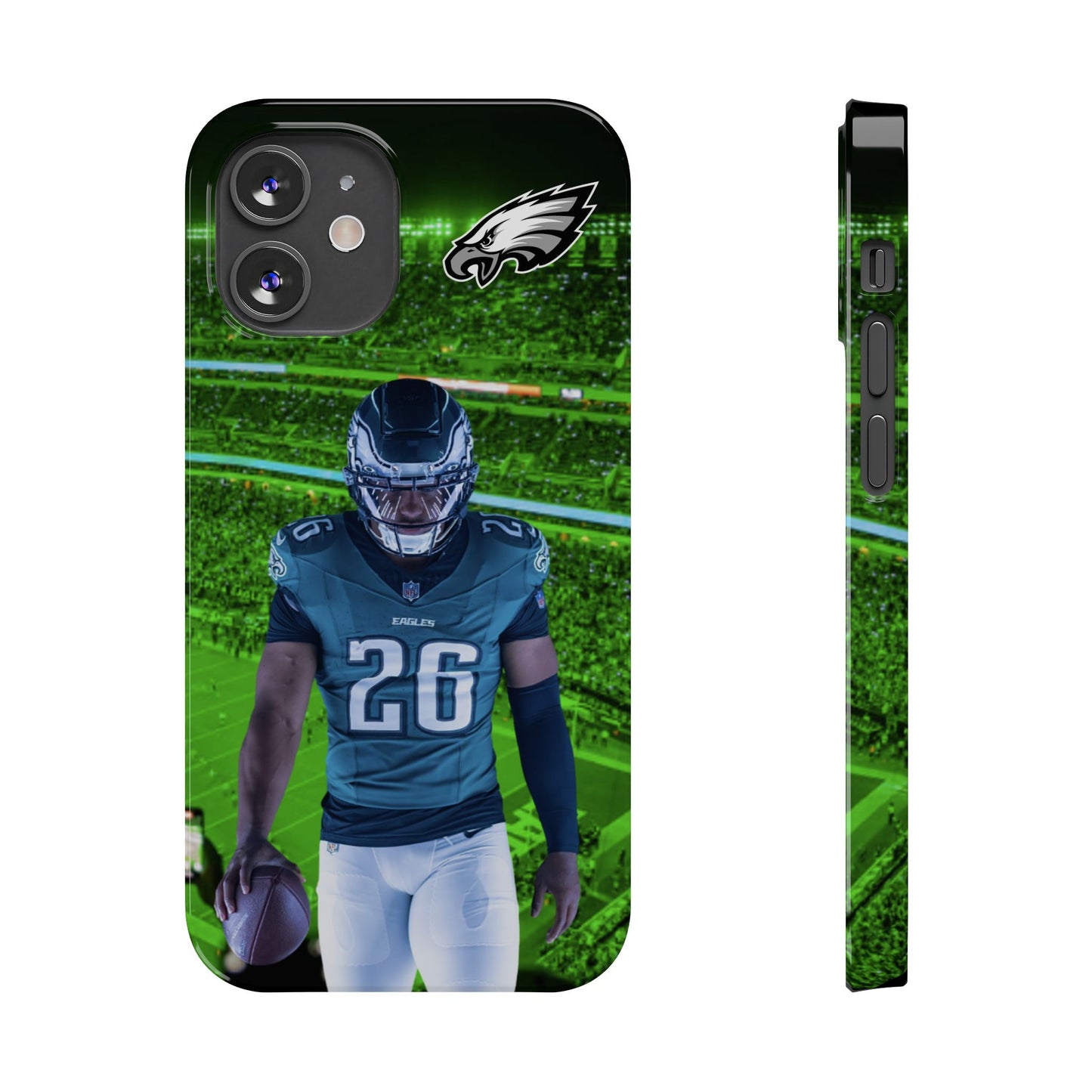 Philadelphia Eagles Saquon Barkley Slim Phone Cases - custom NFL cellphone case