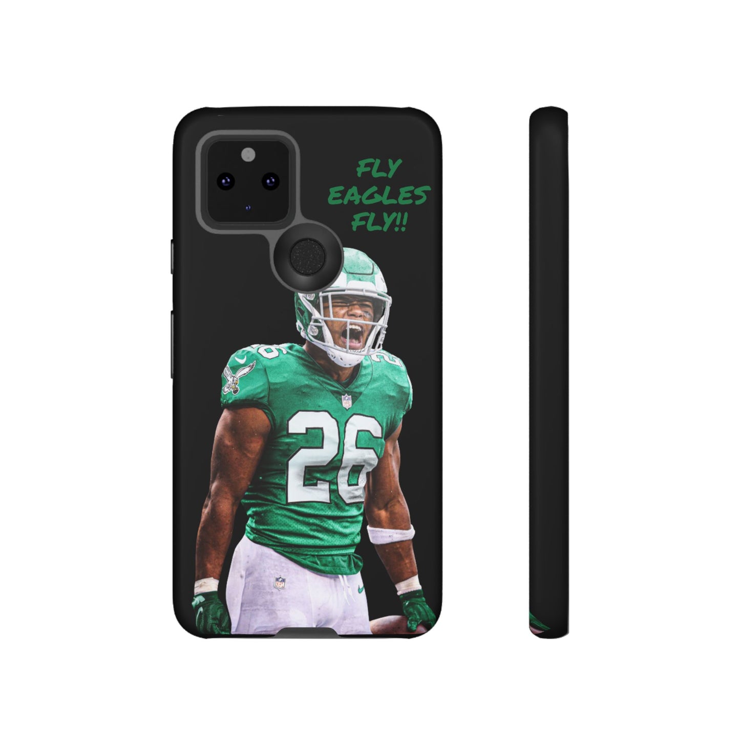 Philadelphia Eagles Saquon Barkley # 26 cell Phone case, iPhone case, nfl cell phone case, Eagles (Black case) Fly Eagles Fly!!