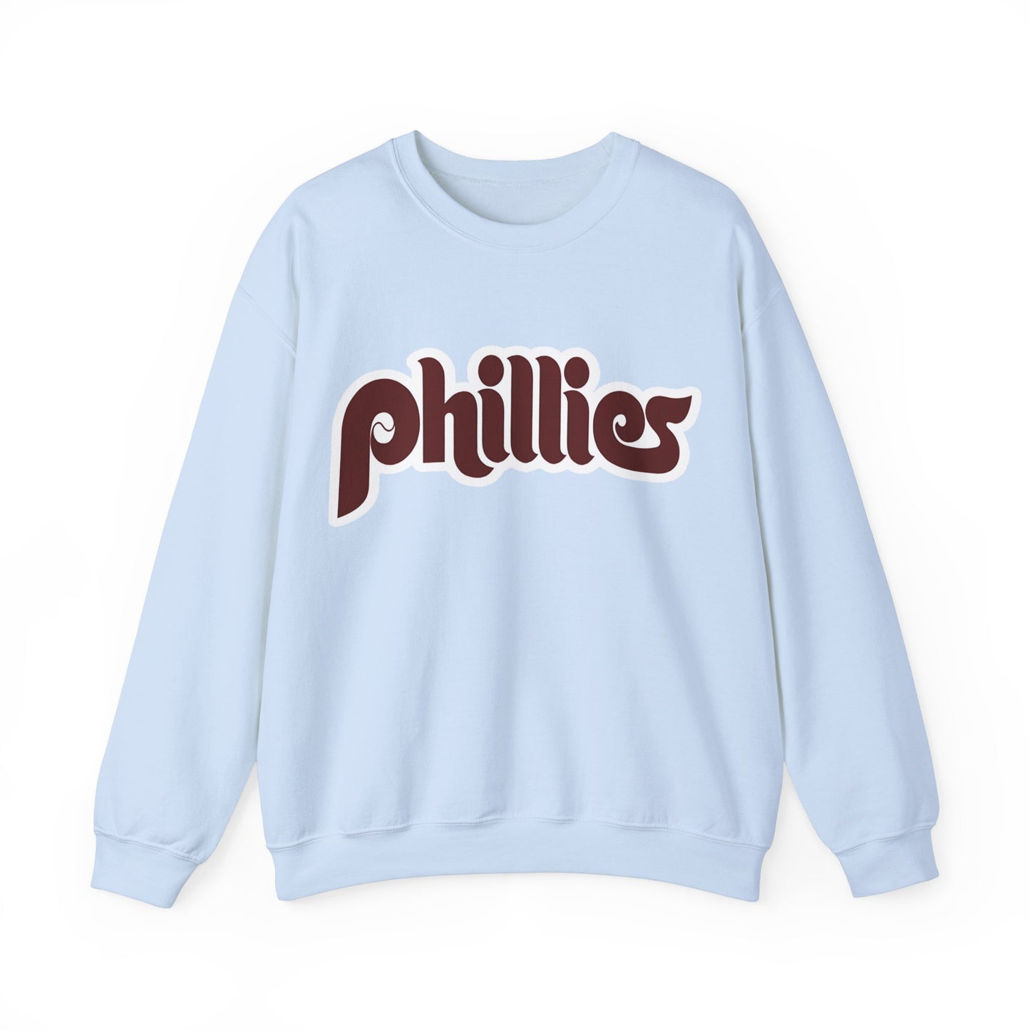 Philadelphia Phillies Retro Style 80's Phillies Logo Crewneck Sweater Sweatshirt