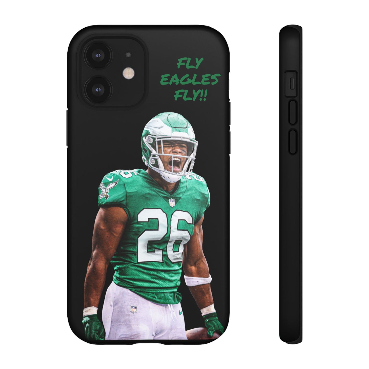 Philadelphia Eagles Saquon Barkley # 26 cell Phone case, iPhone case, nfl cell phone case, Eagles (Black case) Fly Eagles Fly!!