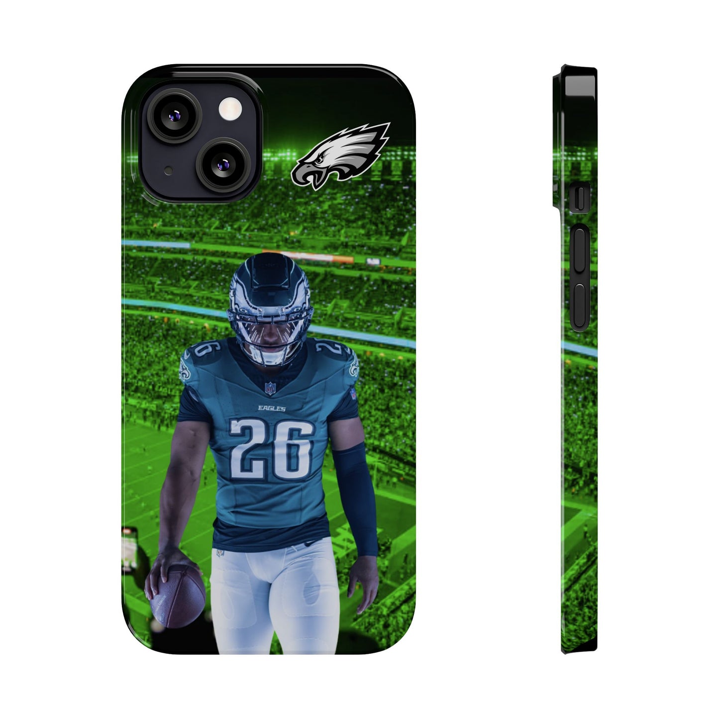 Philadelphia Eagles Saquon Barkley Slim Phone Cases - custom NFL cellphone case