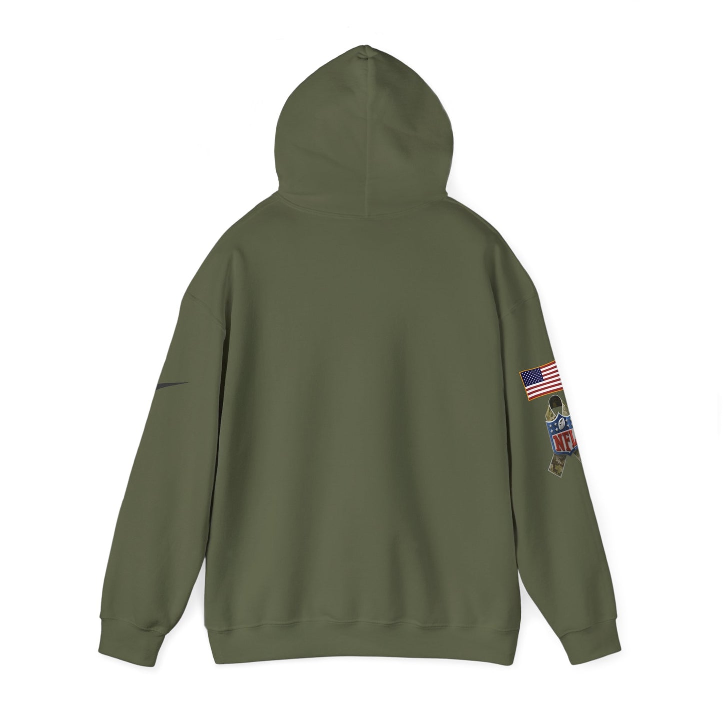 Philadelphia Eagles 2024 Salute to Service Club Fleece Pullover Hoodie