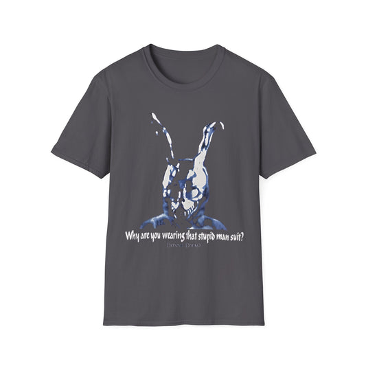 New Rare Donnie Darko Why Are You Wearing That Stupid Man Suit T-Shirt Vintage