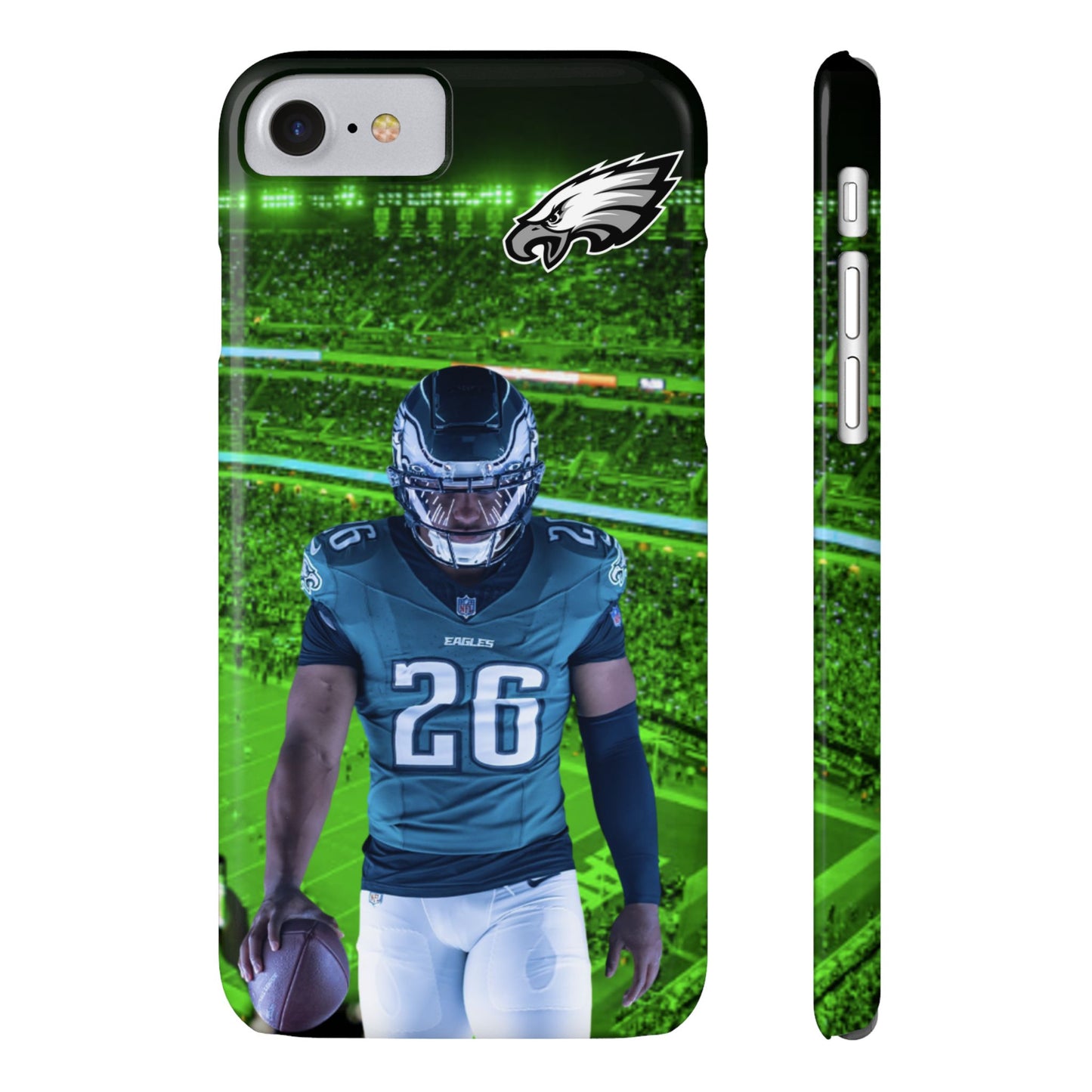 Philadelphia Eagles Saquon Barkley Slim Phone Cases - custom NFL cellphone case