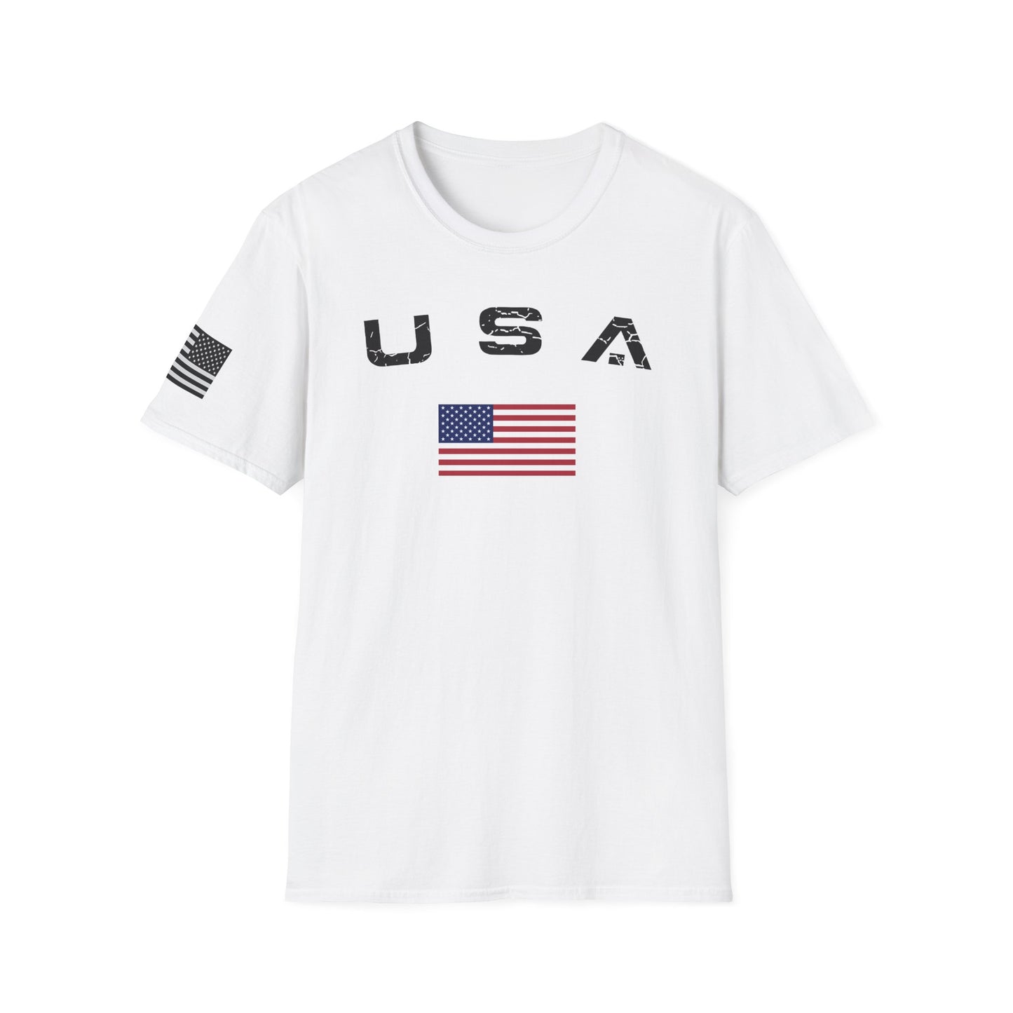 Men's USA Flag T-Shirt American Patriotic Shirt S - 3XL