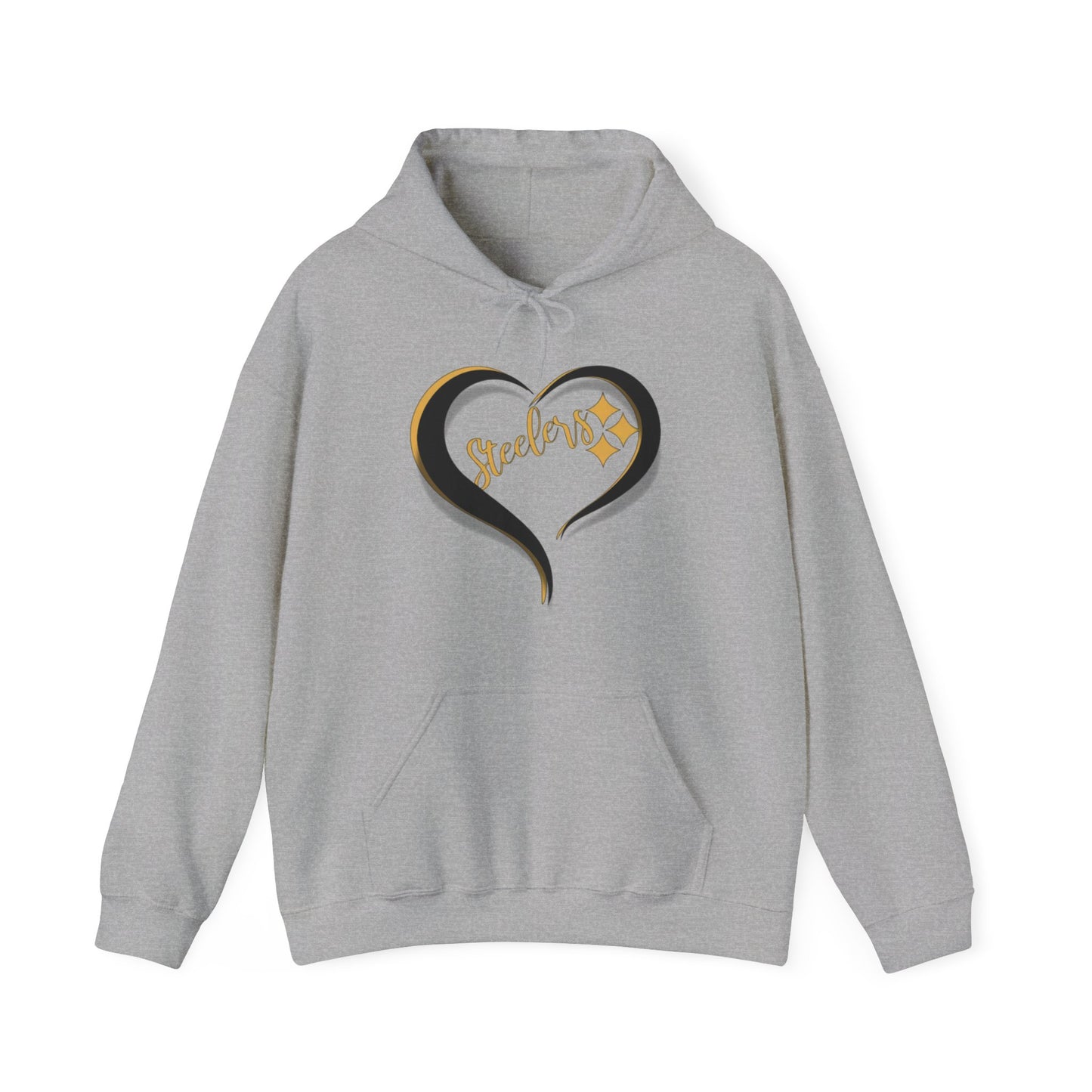 Pullover Hoodie Sweatshirt Heart Design