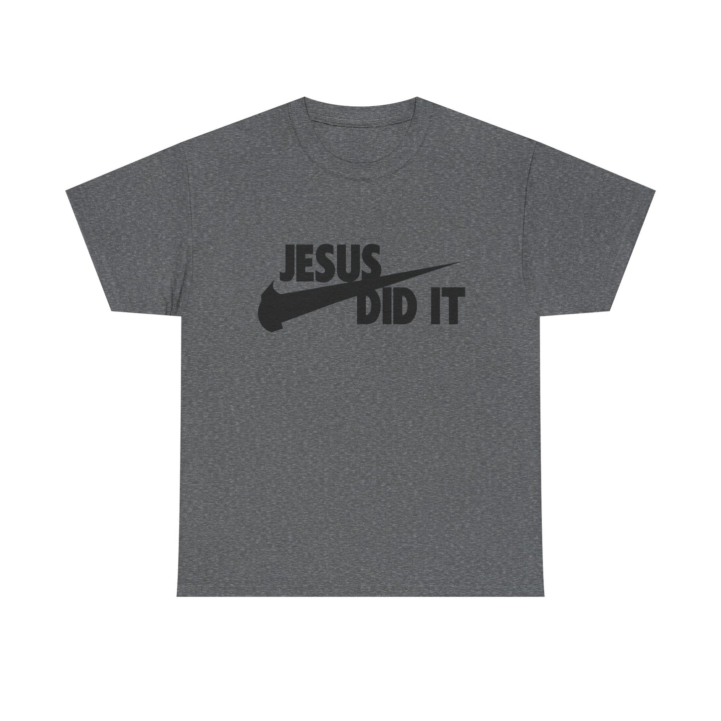 men's Christian t-shirt Jesus did it basketball Unisex Heavy Cotton Tee