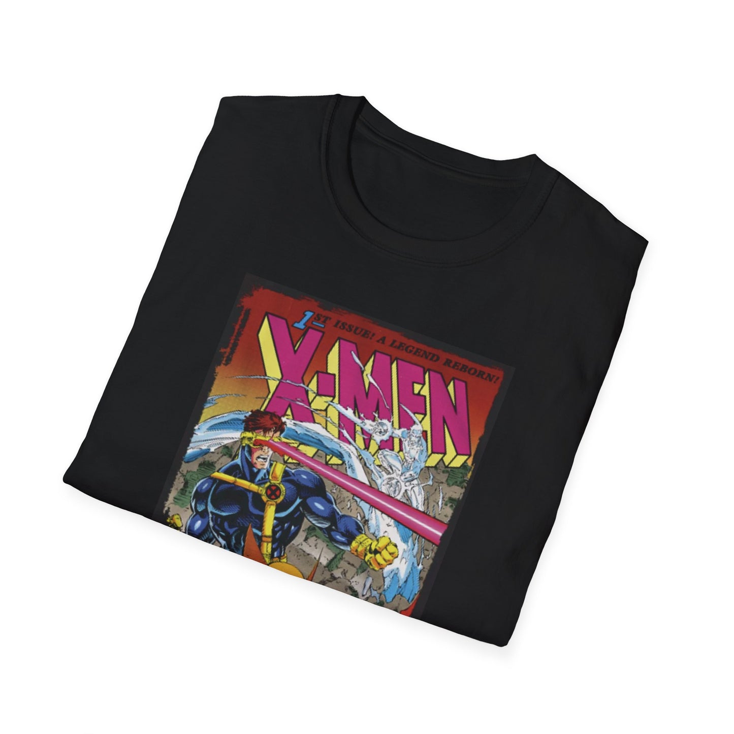 Marvel Comics X-Men 1st Issue Wolverine, Cyclops, and Ice Man Adult T-Shirt