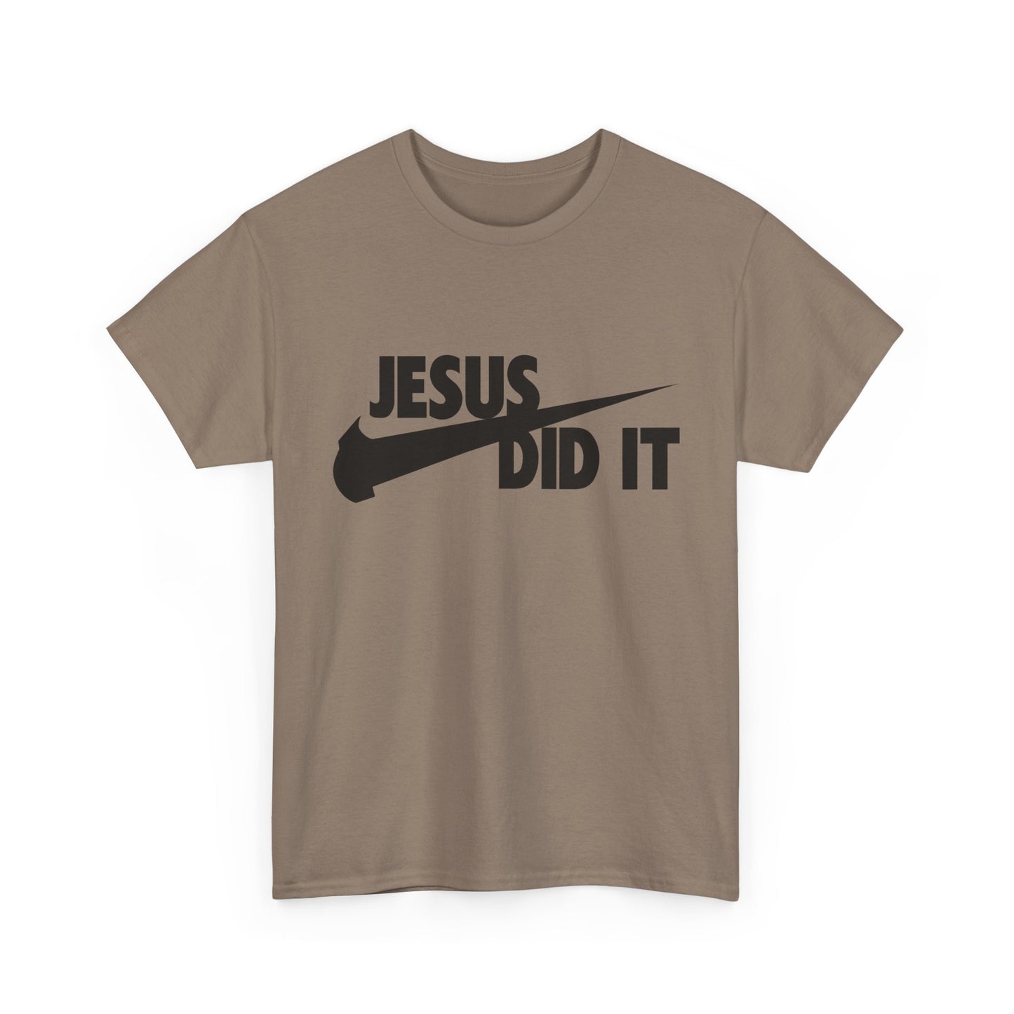 men's Christian t-shirt Jesus did it basketball Unisex Heavy Cotton Tee