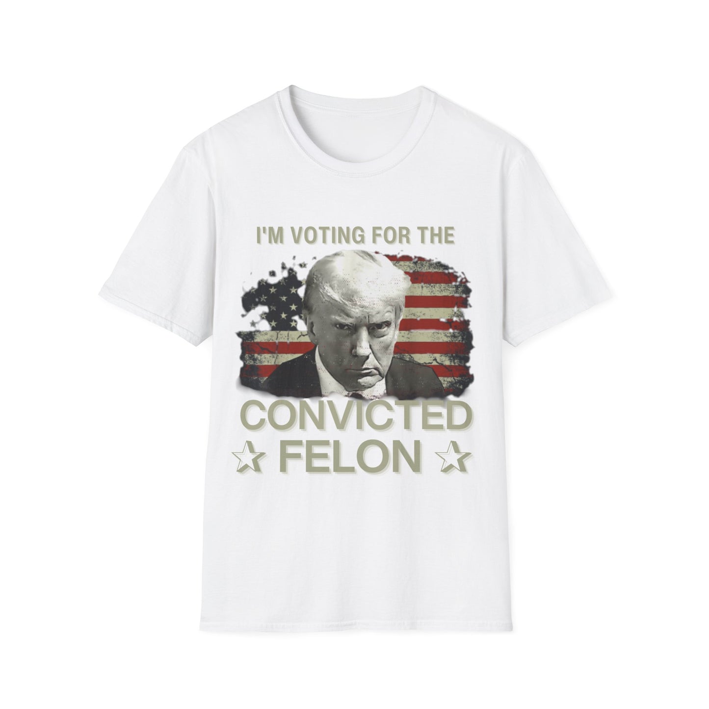 Trump T-SHIRT I'm Voting for the Convicted Felon Convicted Felon T-Shirt S - 3XL