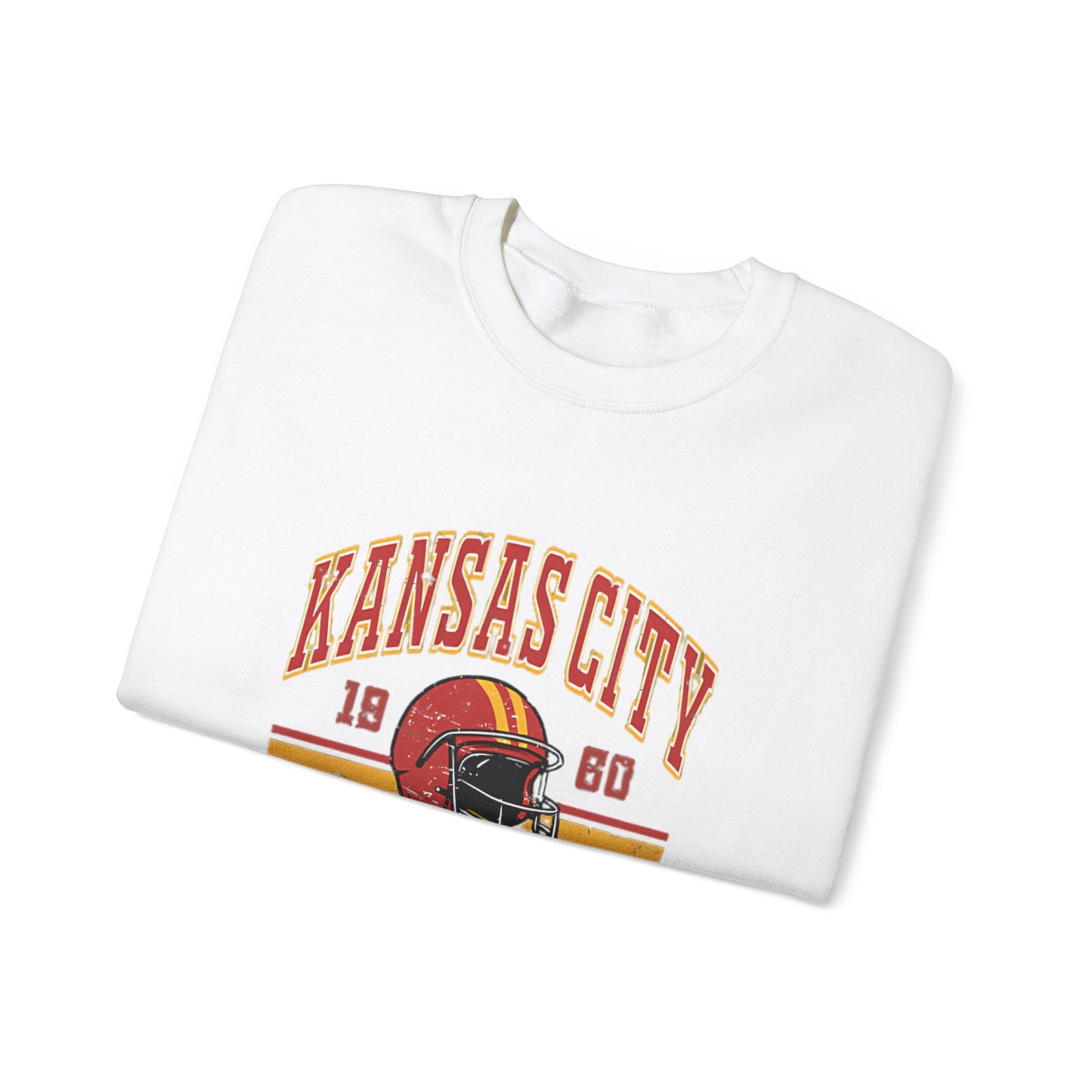 Vintage Style Kansas City Football Sweatshirt and Hoodie, Kansas City Football Sweatshirt, Unisex  Kansas City SWEATSHIRT