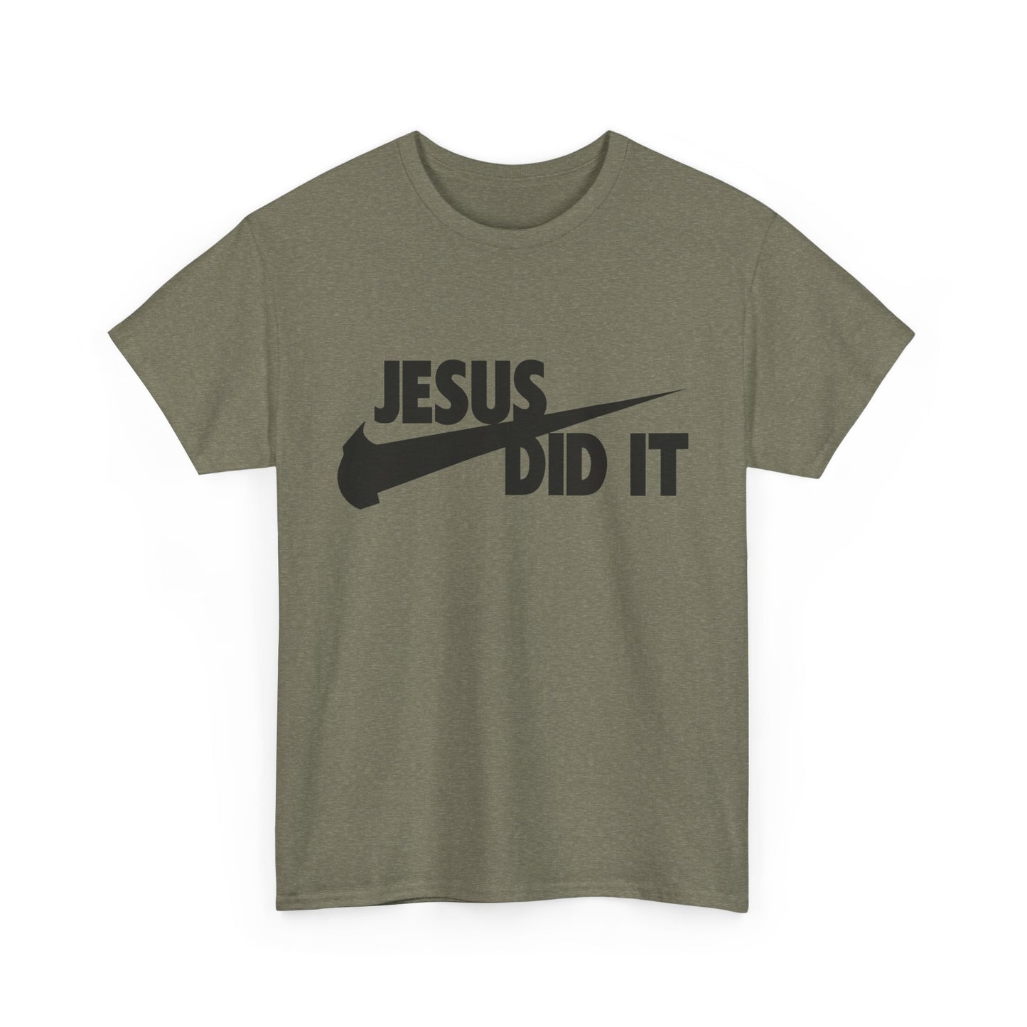 men's Christian t-shirt Jesus did it basketball Unisex Heavy Cotton Tee