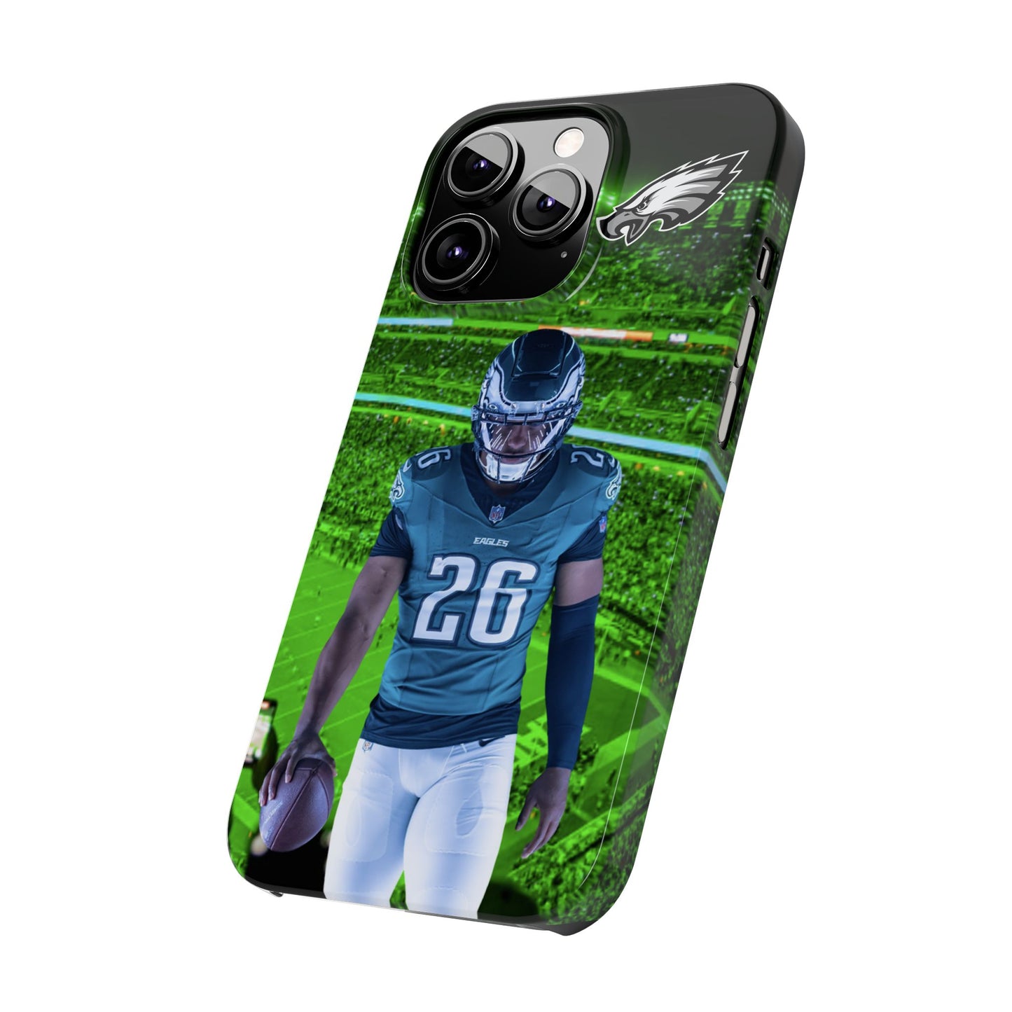 Philadelphia Eagles Saquon Barkley Slim Phone Cases - custom NFL cellphone case