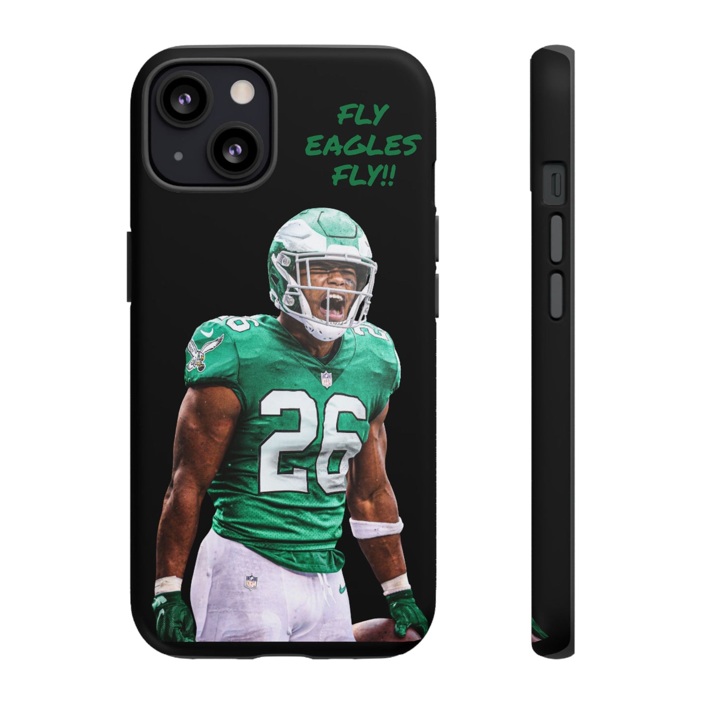 Philadelphia Eagles Saquon Barkley # 26 cell Phone case, iPhone case, nfl cell phone case, Eagles (Black case) Fly Eagles Fly!!