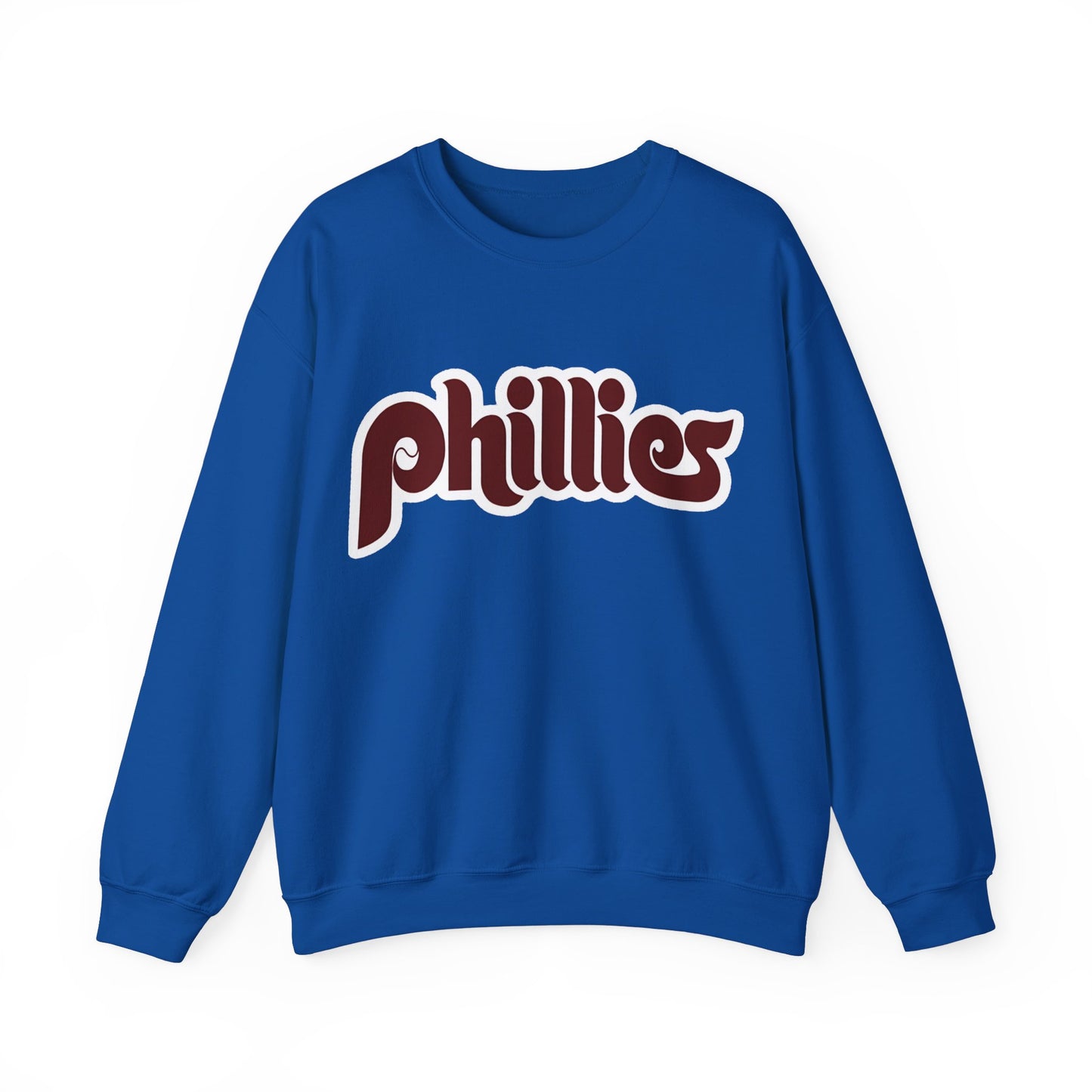 Philadelphia Phillies Retro Style 80's Phillies Logo Crewneck Sweater Sweatshirt