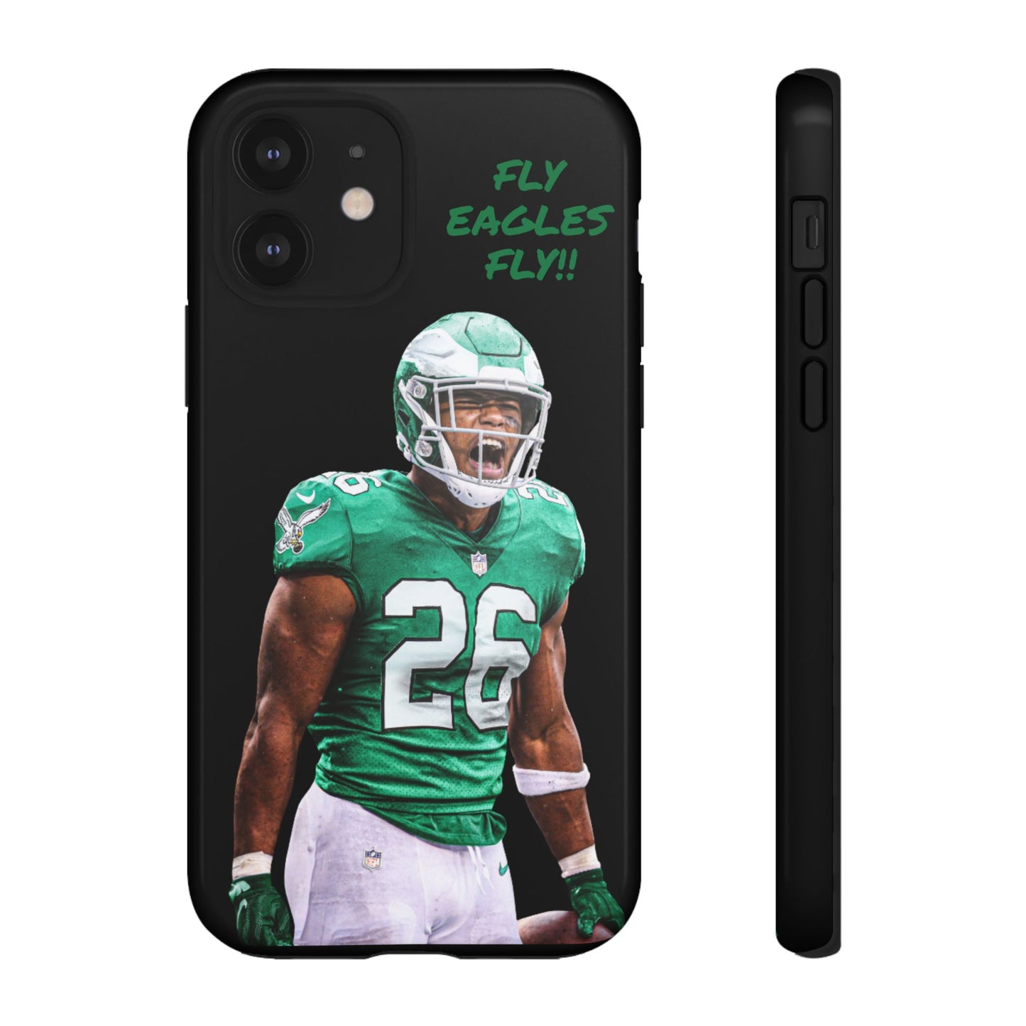 Philadelphia Eagles Saquon Barkley # 26 cell Phone case, iPhone case, nfl cell phone case, Eagles (Black case) Fly Eagles Fly!!